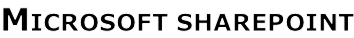 MICROSOFT SHAREPOINT